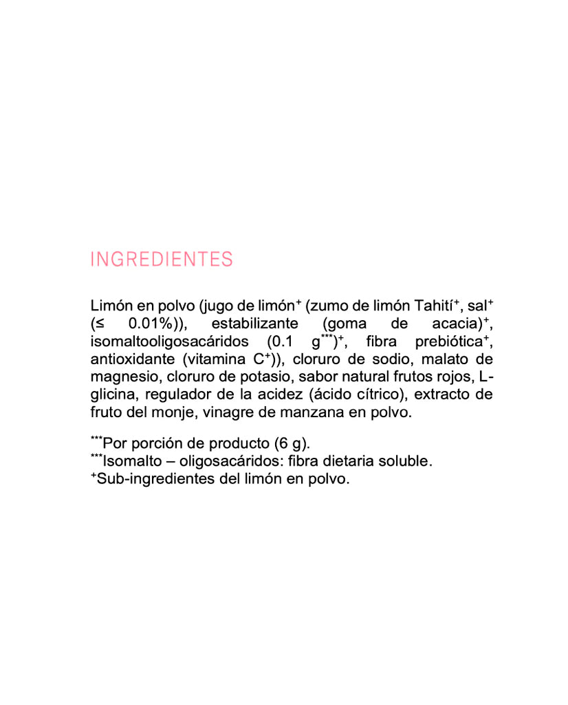 Recharge power fresh berries Savvy Pack 120 gr