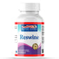 Suplemento Reswine Healthy America de 60 cápsulas antioxidantes.