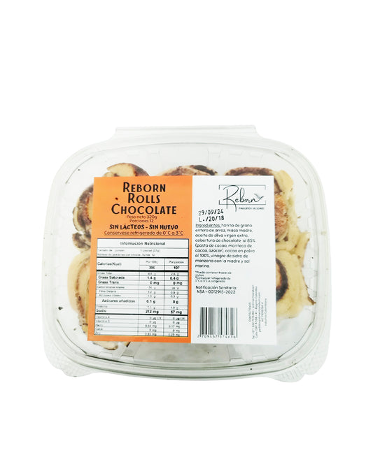 Rolls de chocolate Reborn 12 unds