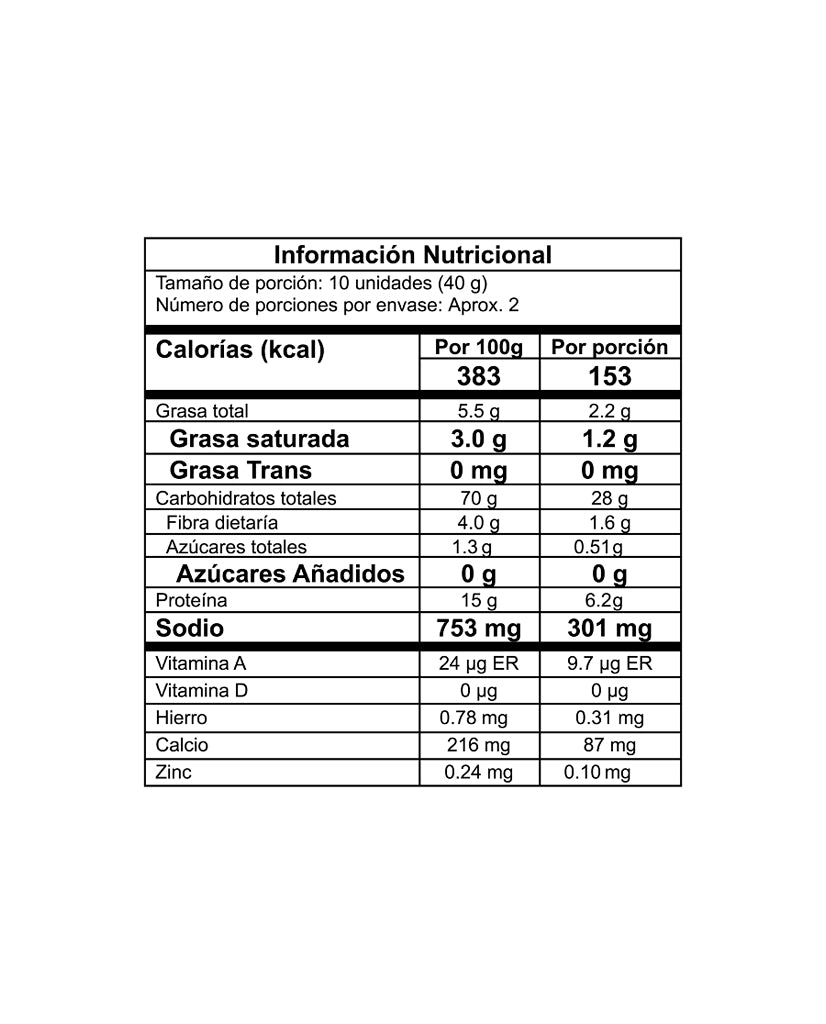 Rosquillas integrales de arroz+semillas de chia y linaza Naturela 75 gr