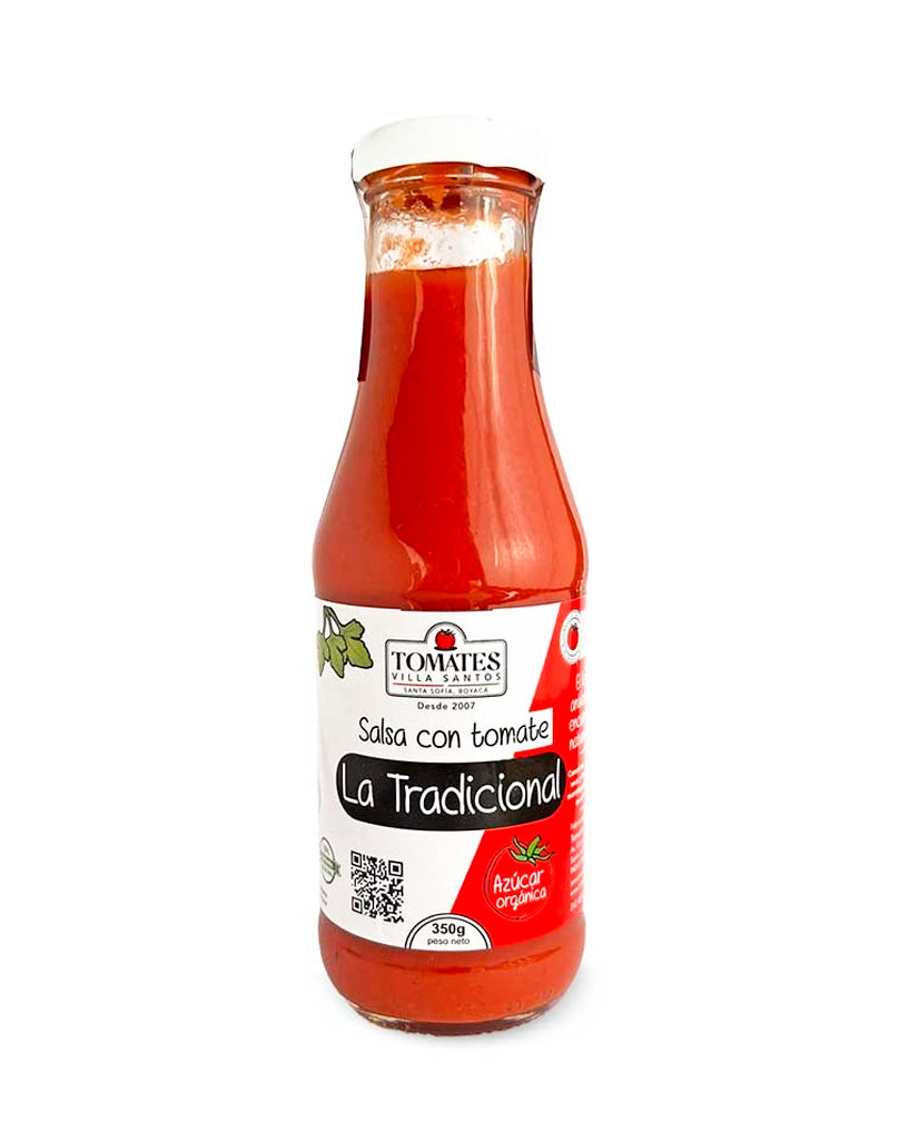 Salsa con tomate la tradicional Villa santos 350 gr
