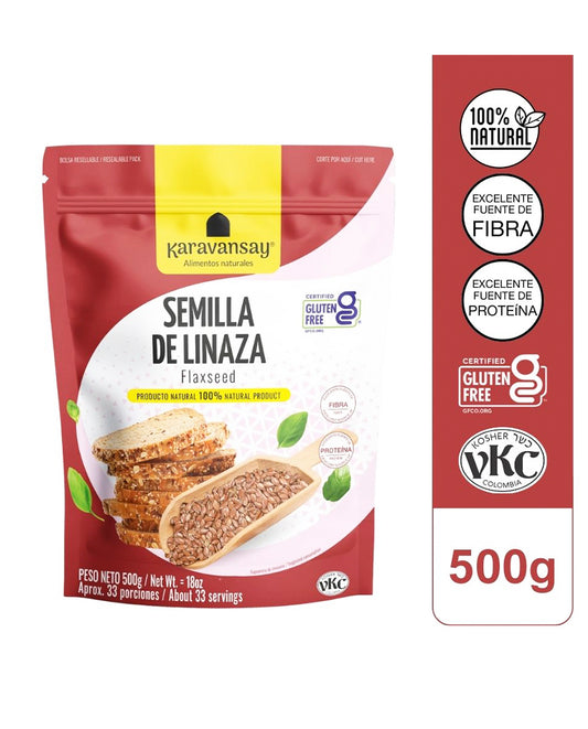Semilla de linaza Karavansay 500 gr