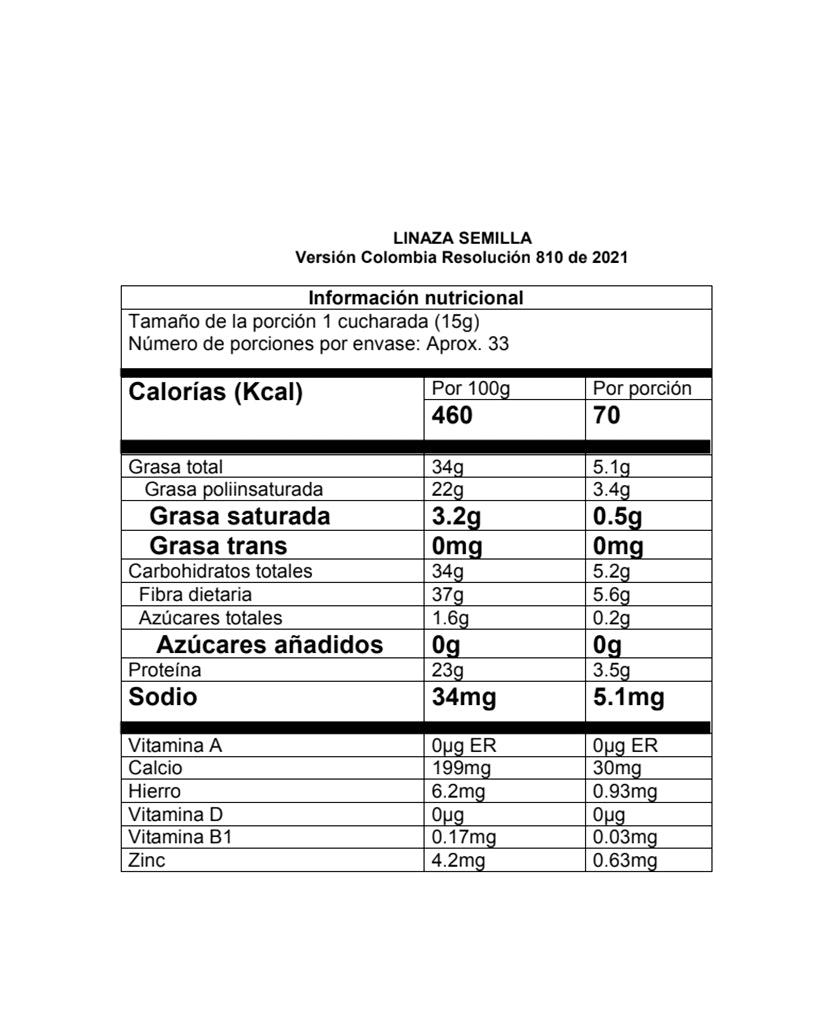 Semilla linaza Karavansay 500 gr