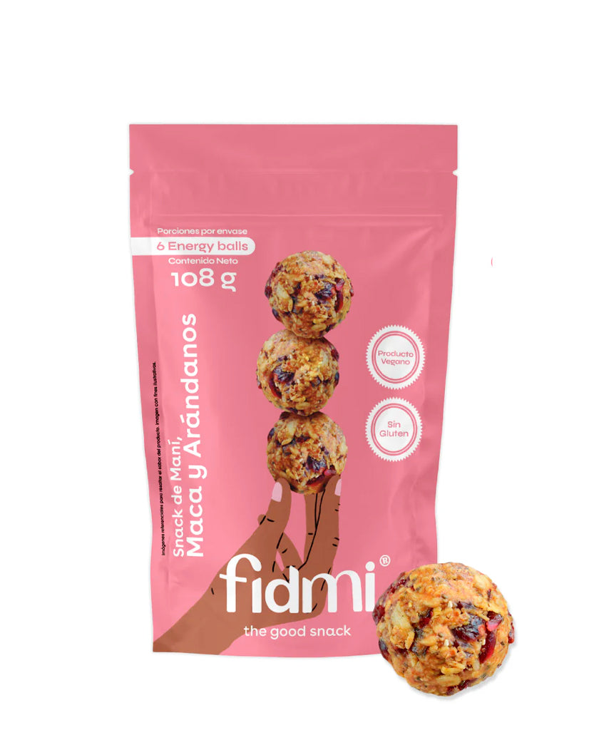 Sixball maca y arándano Fidme 108 gr