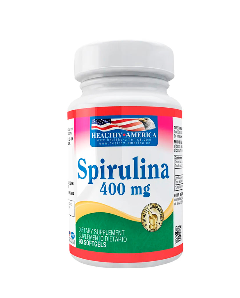 Spirulina 400mg Healthy America 90 caps