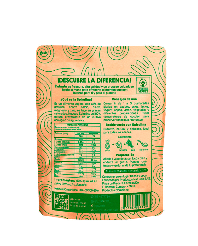 Spirute verde Naturela 30 sobres