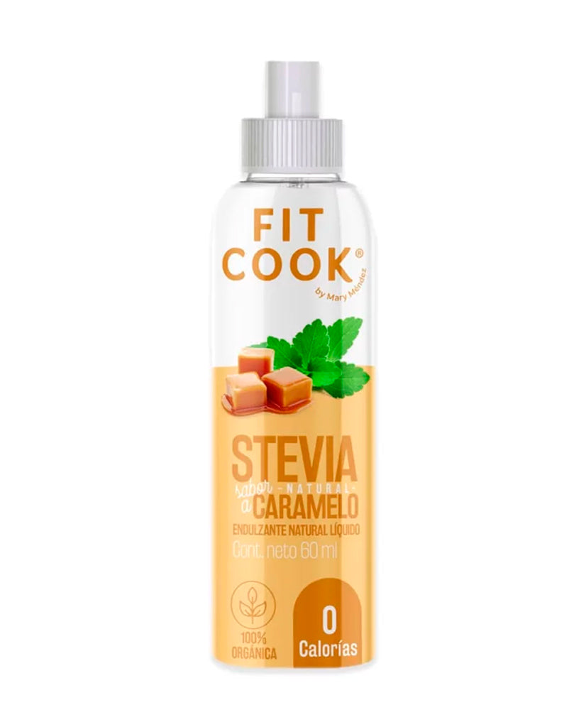 Stevia liquida caramelo "Fitcook by Mary Mendez" 60 ml