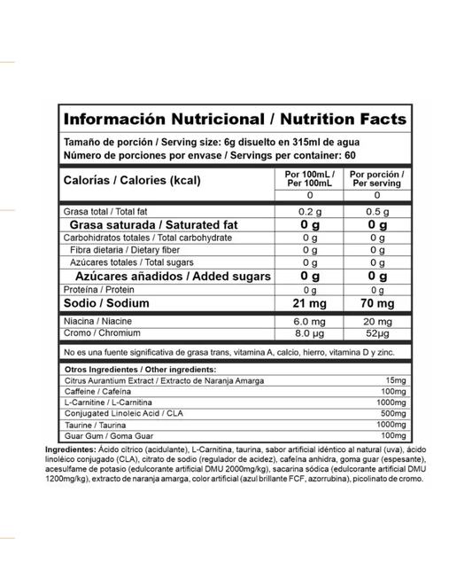 Burner Strack "Nutramerican" 360 gr