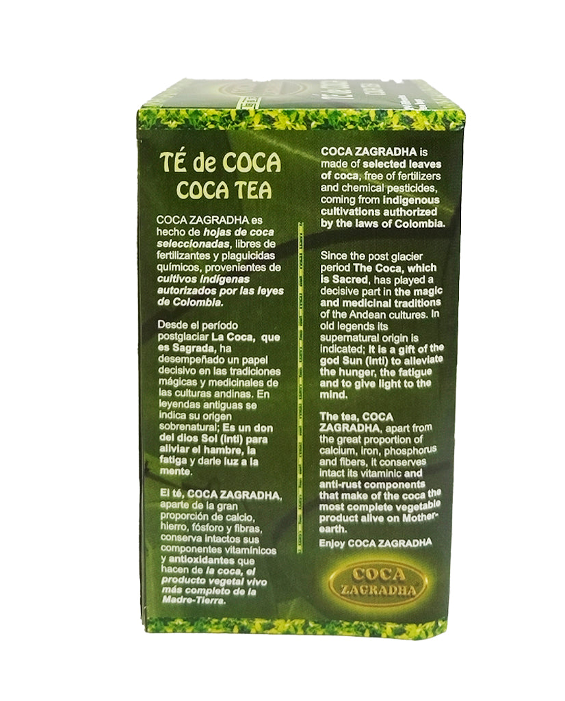Té de coca Coca Zagradha 24 filtrantes