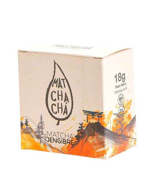 Té matcha jengibre caja Matchacha 18 gr