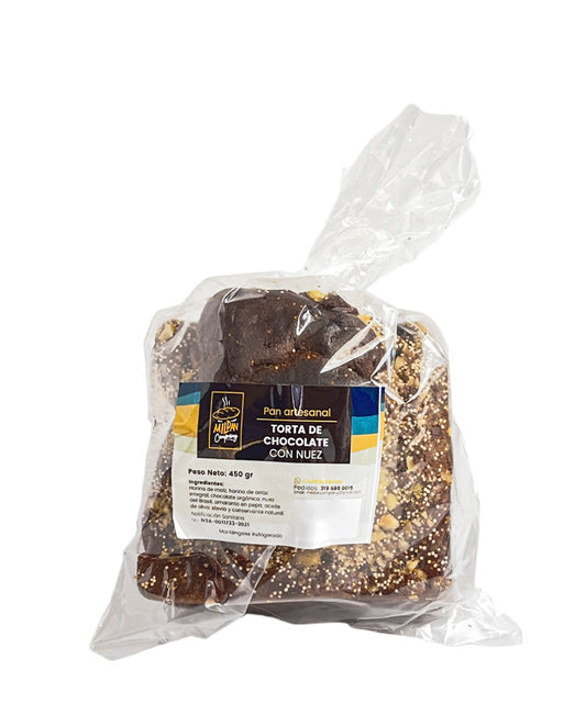Torta de chocolate con nuez artesanal Mildan Sin Gluten