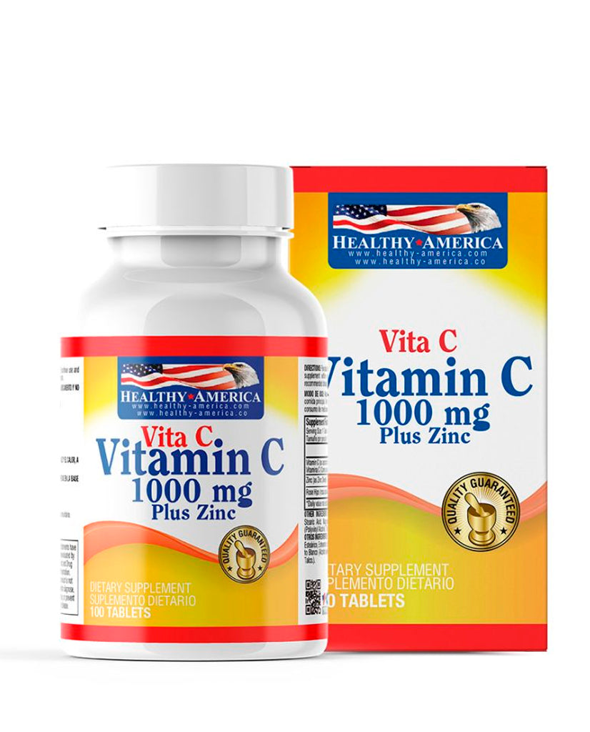Vitamin C 1000mg Healthy america 100 caps