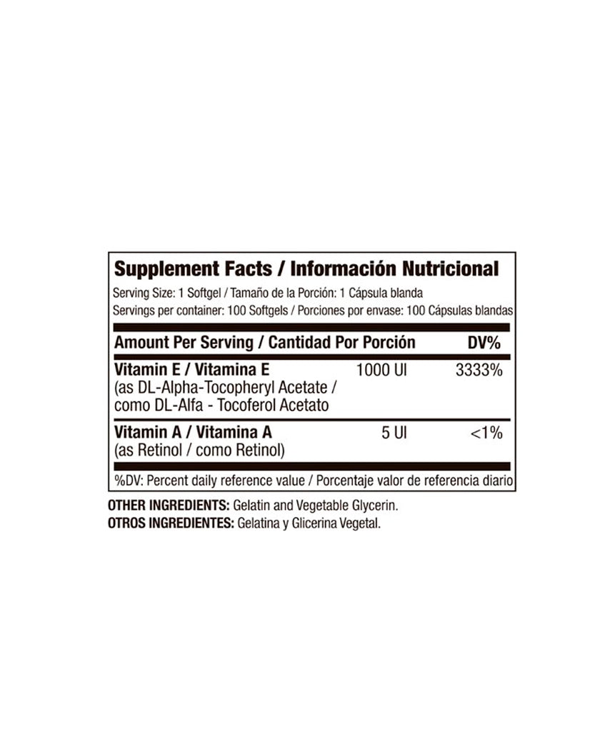 Vitamina E Medical Green 100 caps