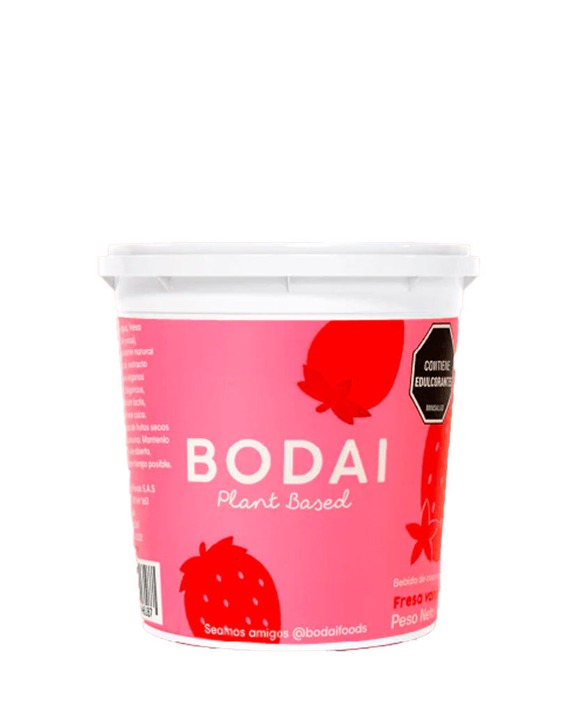 Yogur fresa vainilla "Bodai" 140 gr