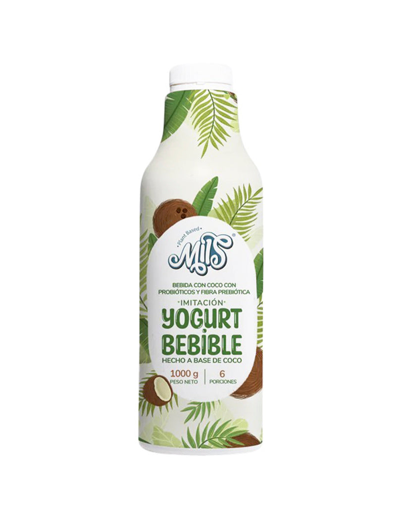 Yogur bebible de coco con probioticos Mils 1000 ml