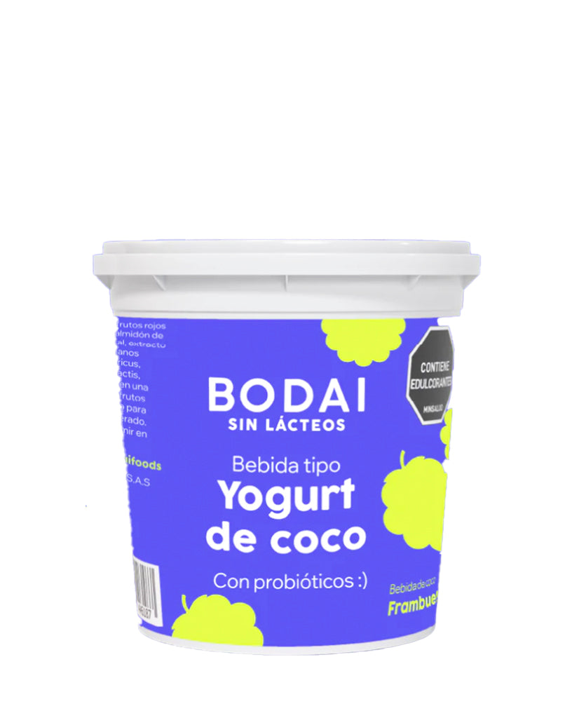 Yogur frambuesa y berries "Bodai" 140 gr