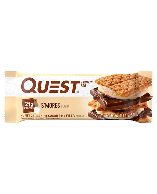 Barras de proteina smores flavor "Quest" 60 gr
