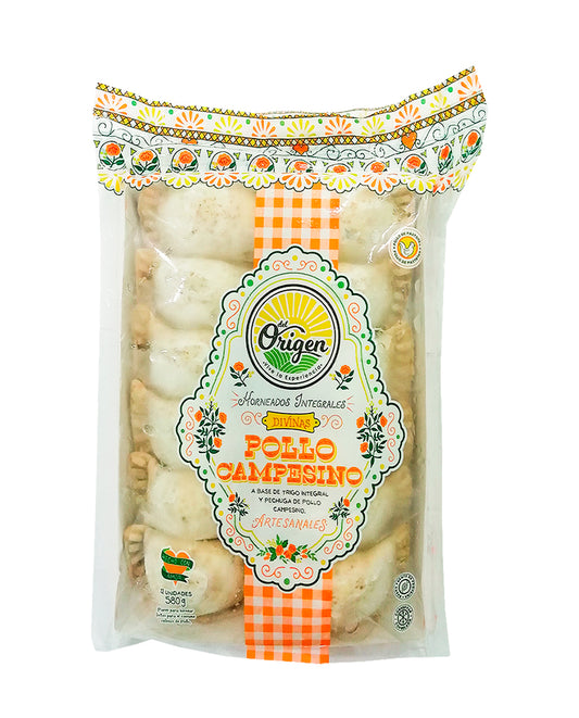 Empanadas pollo campesino "Del origen" 12 unds