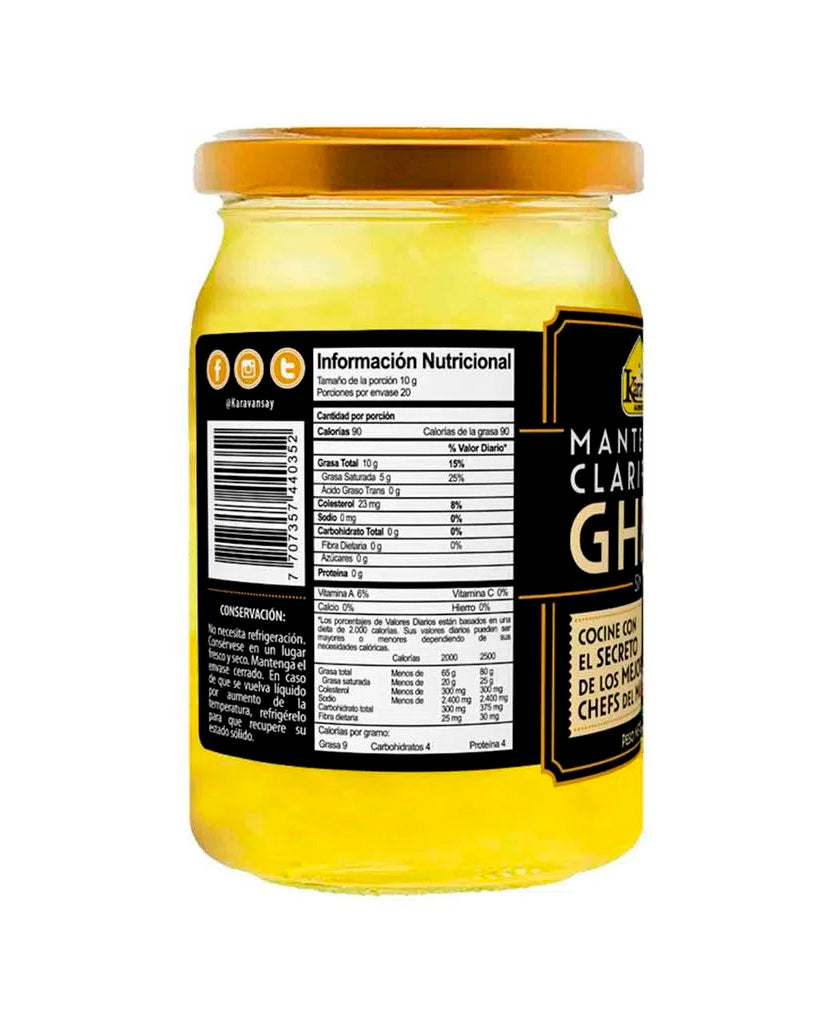 Mantequilla clarificada ghee "Karavansay"