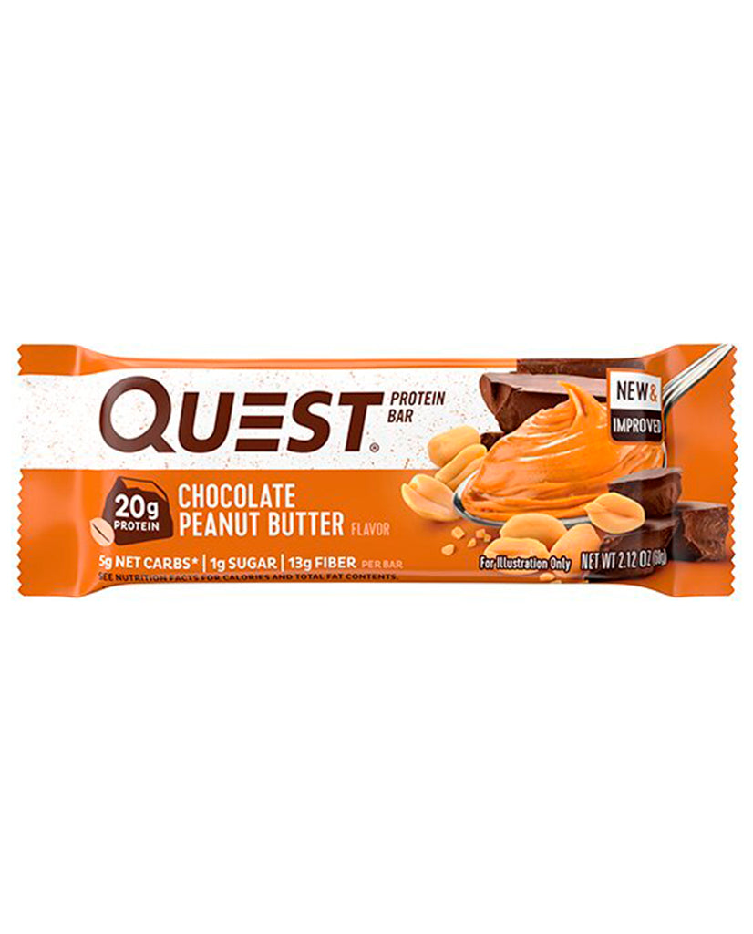 Barras de proteína chocolate peanut butter "Quest" 60 gr