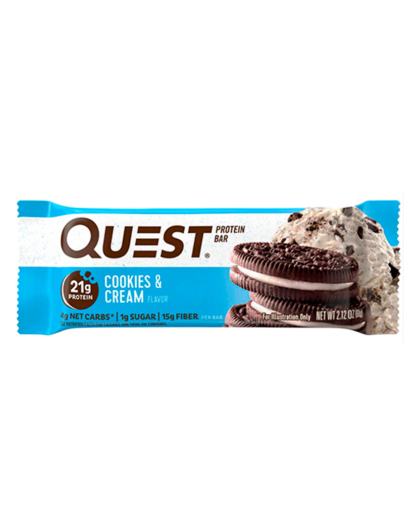 Barras de proteína cookies & cream "Quest" 60 gr