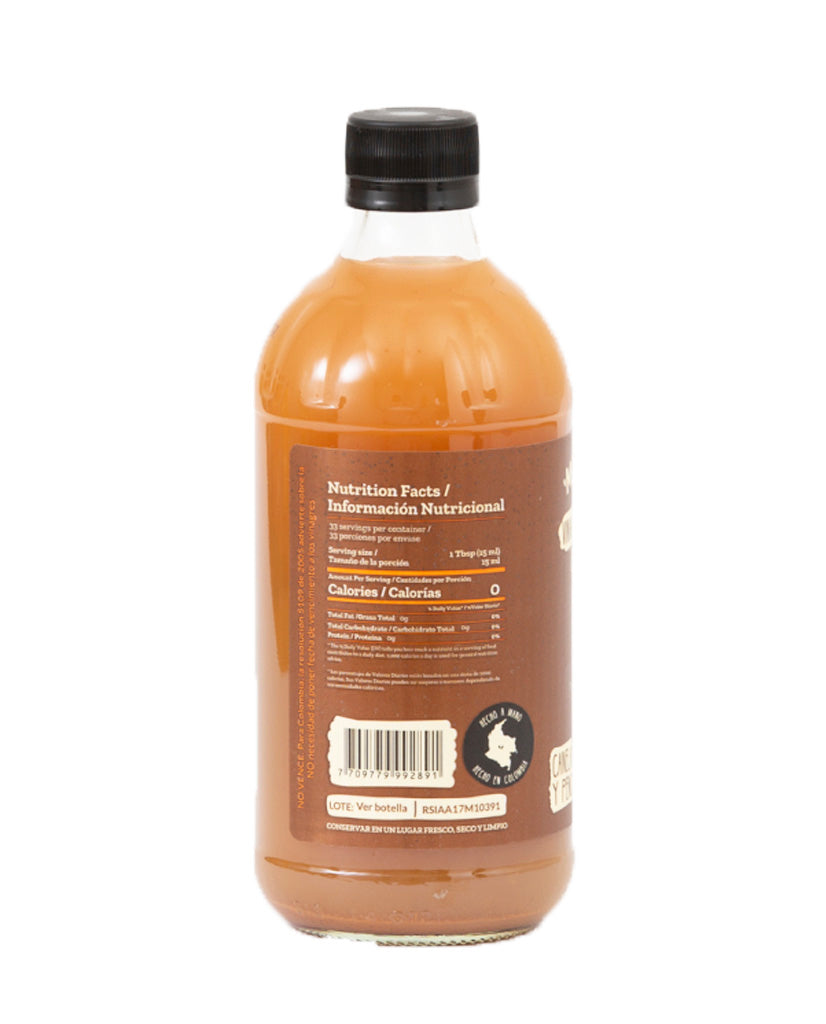 Vinagre de manzana con canela y penca sábila Manzato 500 ml