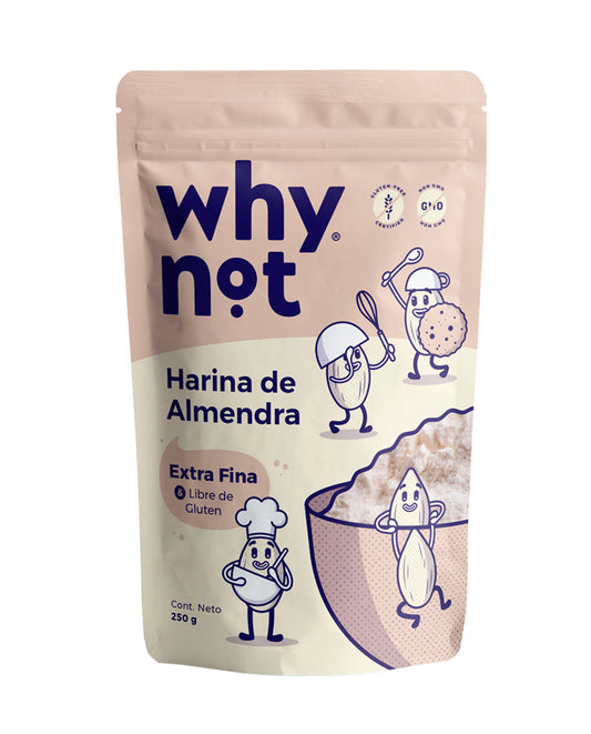 Harina de almendra Why not 250 gr Sin Gluten